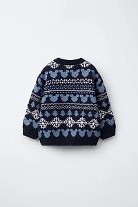 PULL EN MAILLE JACQUARD MICKEY MOUSE © DISNEY