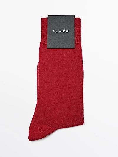 Chaussettes en laine mélangée