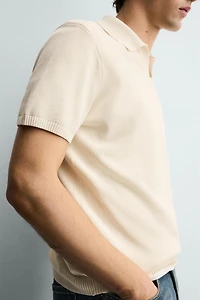 POLO EN MAILLE STRUCTURÉE