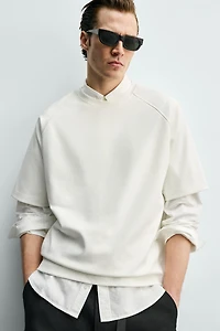 INTERLOCK PIPING T-SHIRT