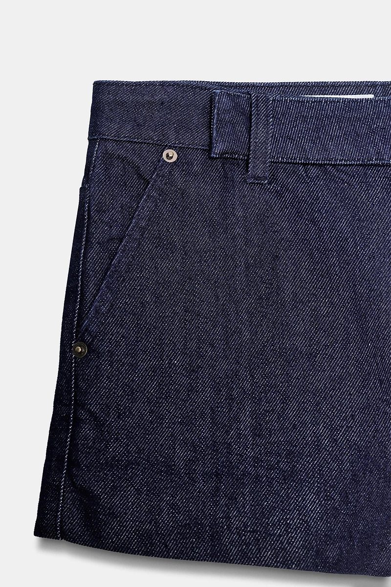 SHORT EN DENIM TRF TAILLE NORMALE