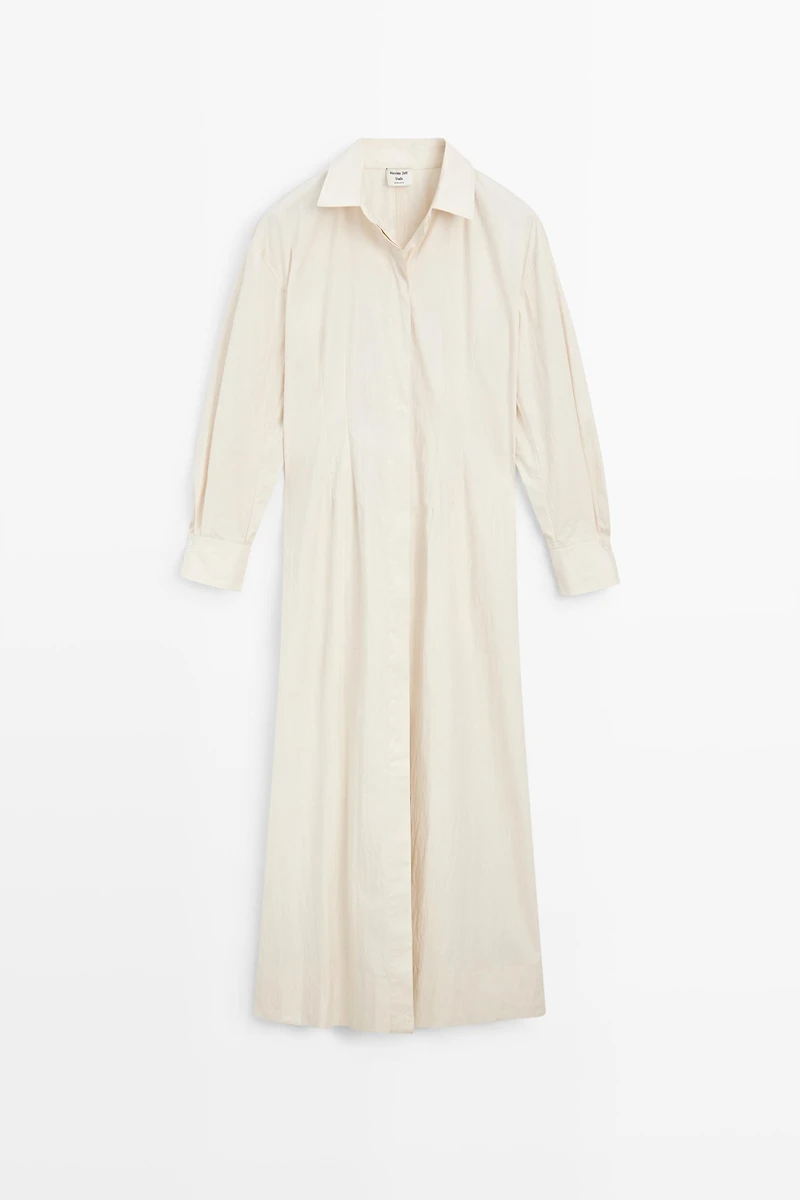 Flowy shirt maxi dress - STUDIO