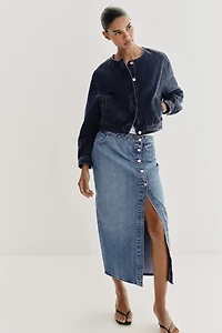 Z1975 WRAP DENIM SKIRT