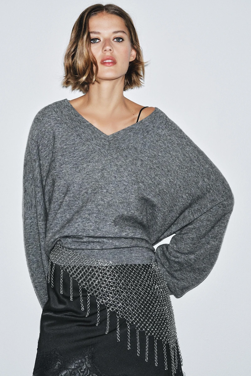 FRINGED RING MESH BELT