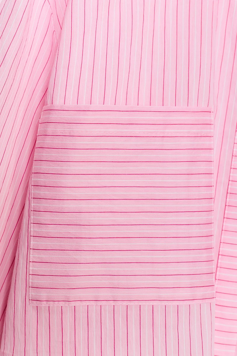 STRIPED SHORT SHIRT
