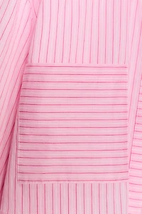 STRIPED SHORT SHIRT