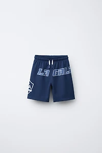 LOS ANGELES GALAXY MLS © STRAIGHT PLUSH SHORTS