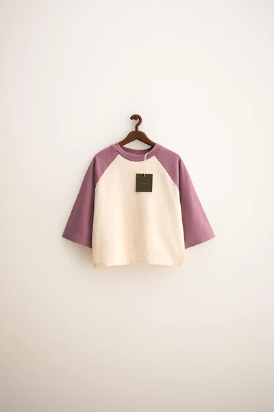 ZARA TIMELESS - T-SHIRT MANCHES RAGLAN