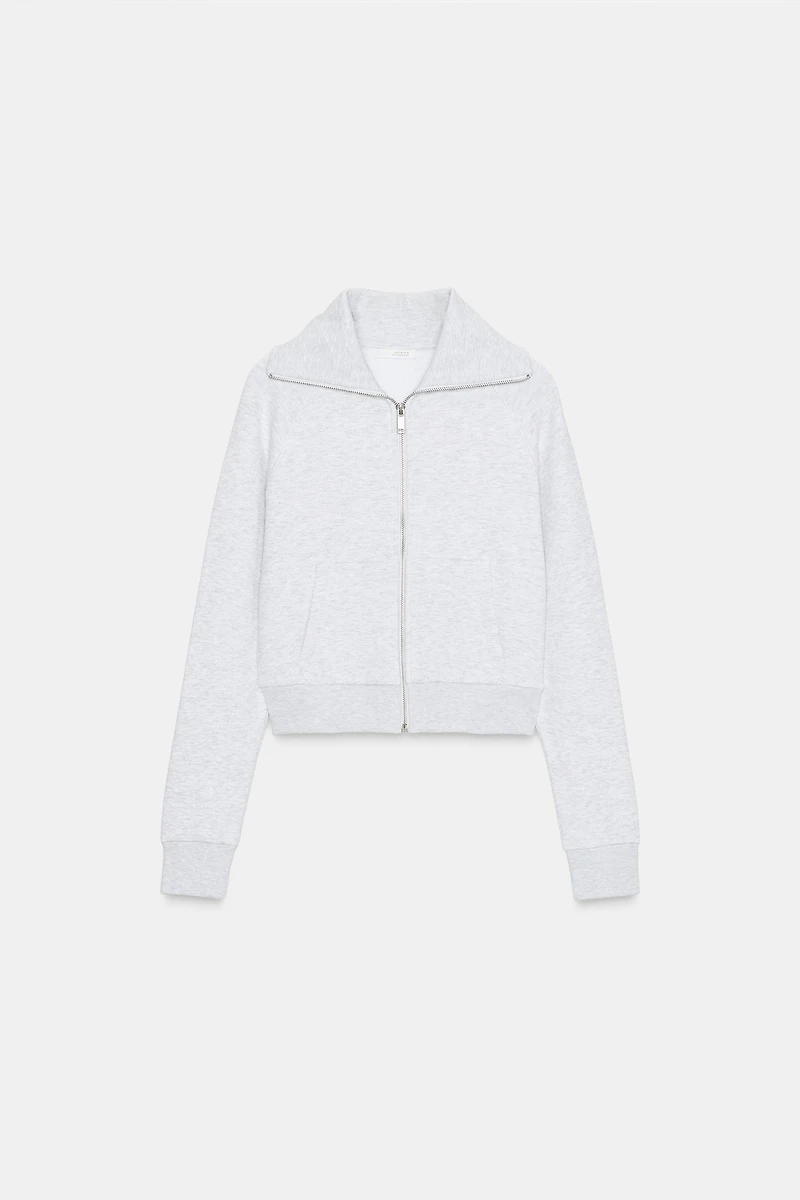 VESTE MOLLETON ZIPPÉE
