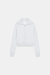 VESTE MOLLETON ZIPPÉE