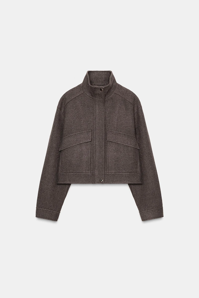 SOFT HIGH COLLAR JACKET