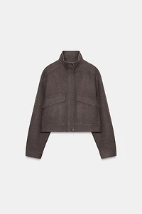SOFT HIGH COLLAR JACKET
