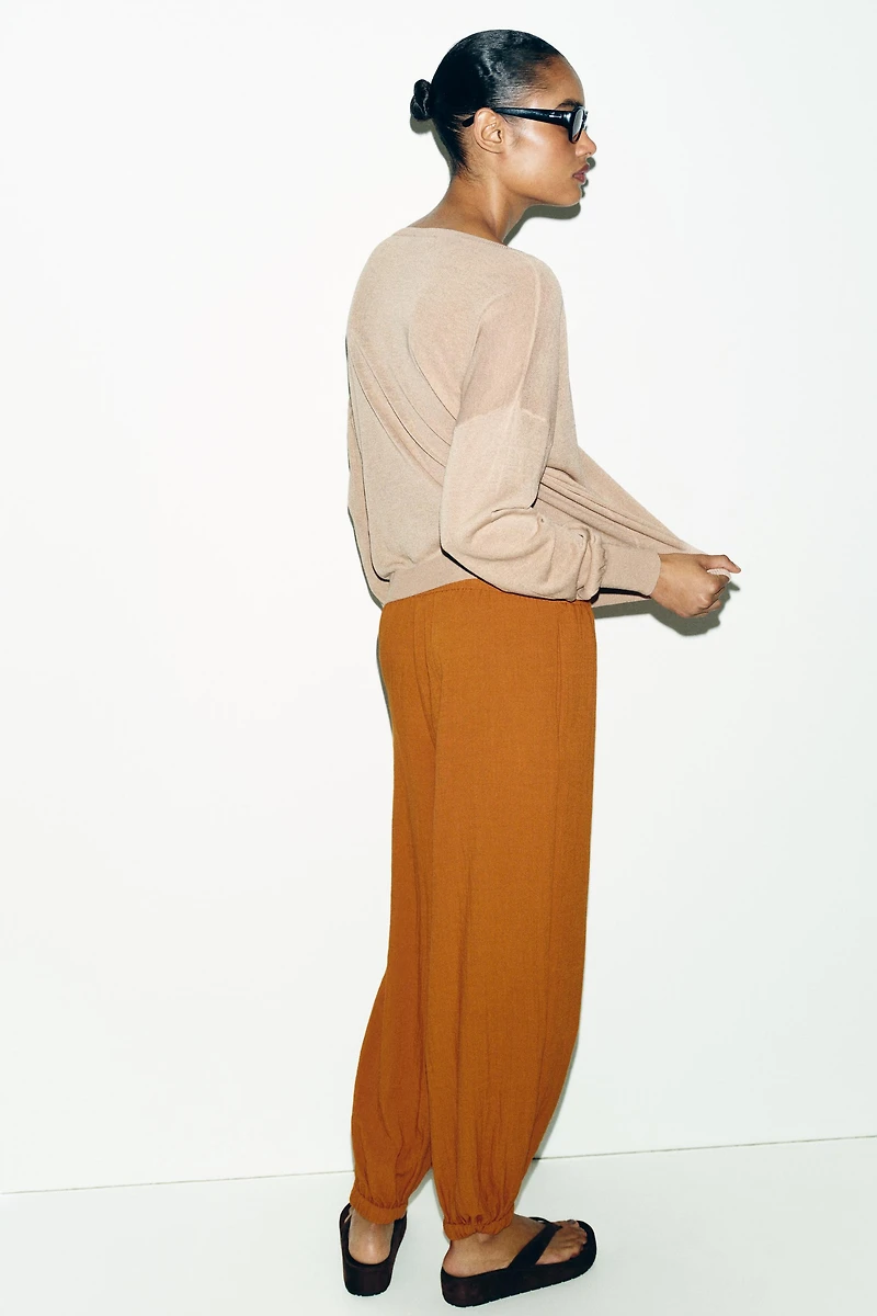 ELASTIC WAISTBAND PANTS