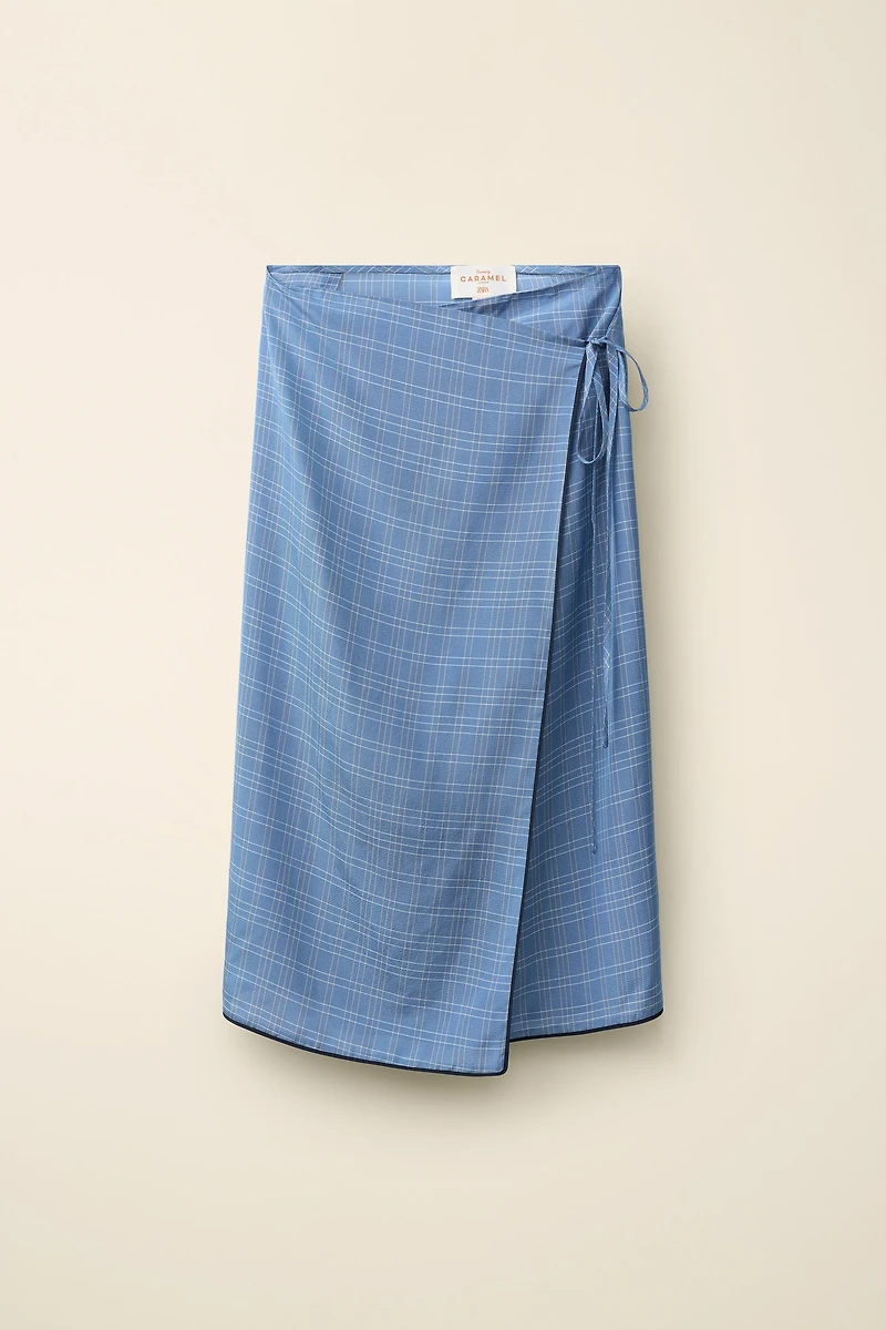 PLAID SKIRT CREATED BY CARAMEL LONDON X ZARA