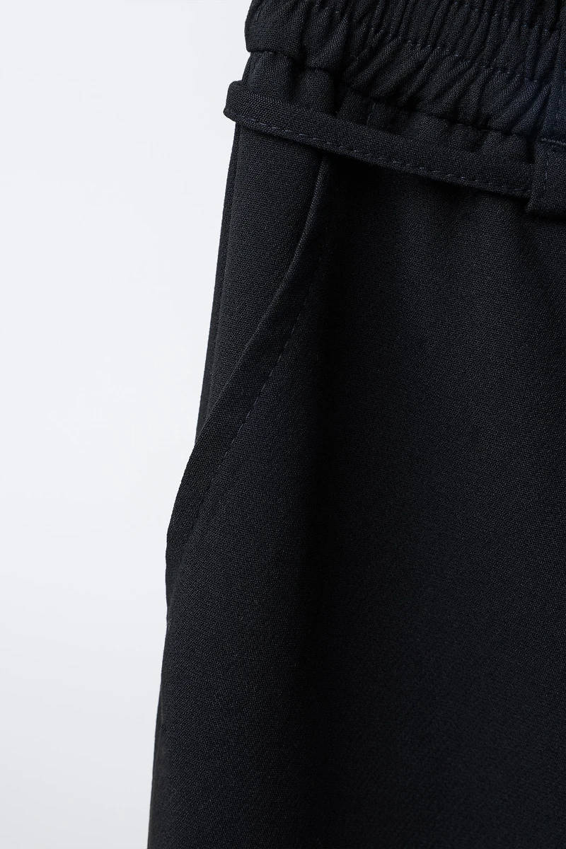 BASIC SUIT PANTS WITH BELT