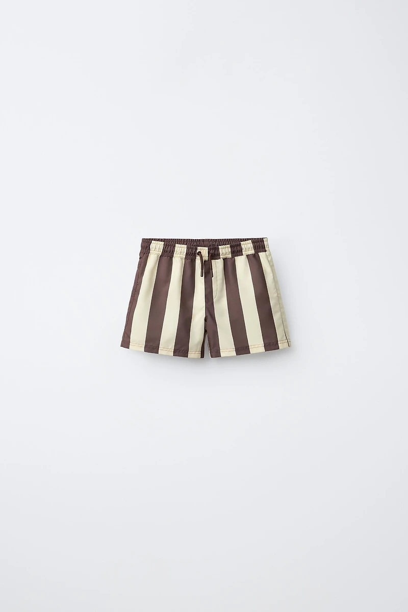 2-6 ANS/ SHORT DE BAIN À RAYURES