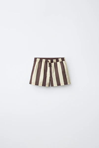 2-6 YEARS / STRIPED SWIM SHORTS