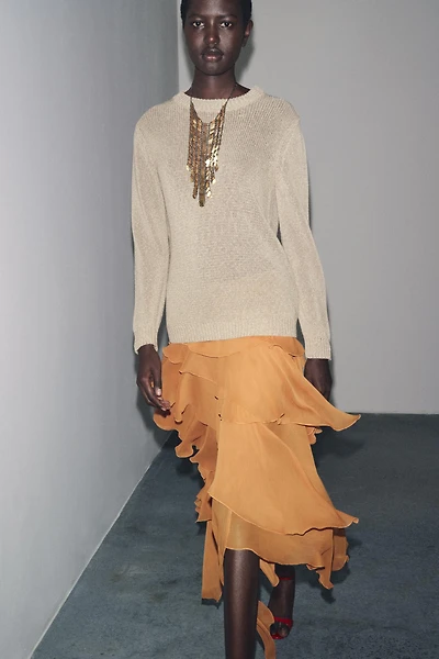 PULL DROIT EN MAILLE