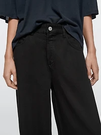 Pantalon barrel fluide