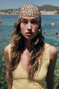 FOULARD BANDANA IMPRIMÉ LOSANGES