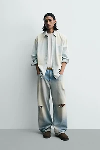 VINTAGE WASH DENIM SHIRT