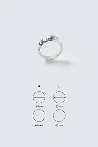 IRREGULAR METAL RING