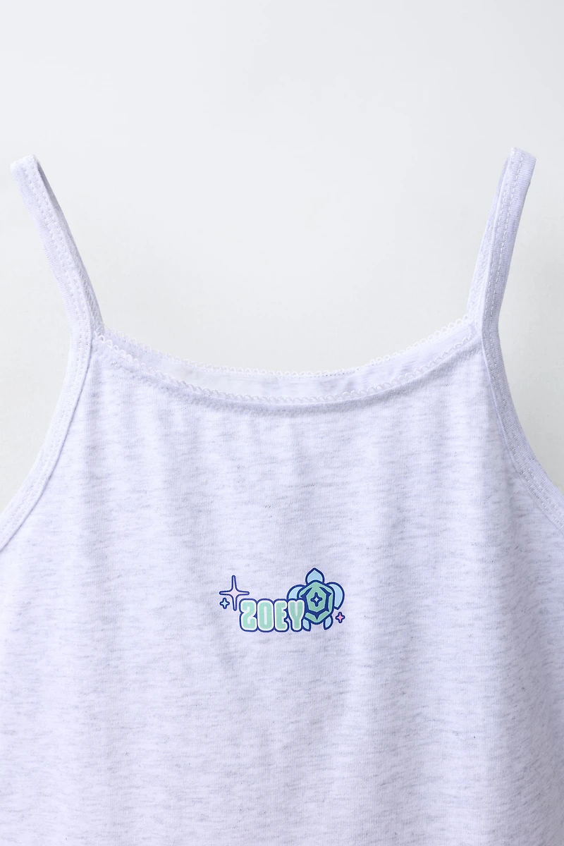 5-12 YEARS/ PACK OF THREE KPOP DEMON HUNTERS™ NETFLIX © TANK TOPS