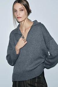 WOOL AND CASHMERE JUMPER