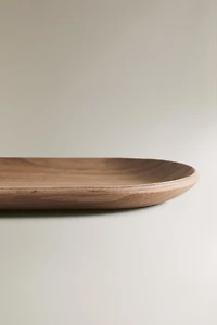OVAL WOODEN TRAY