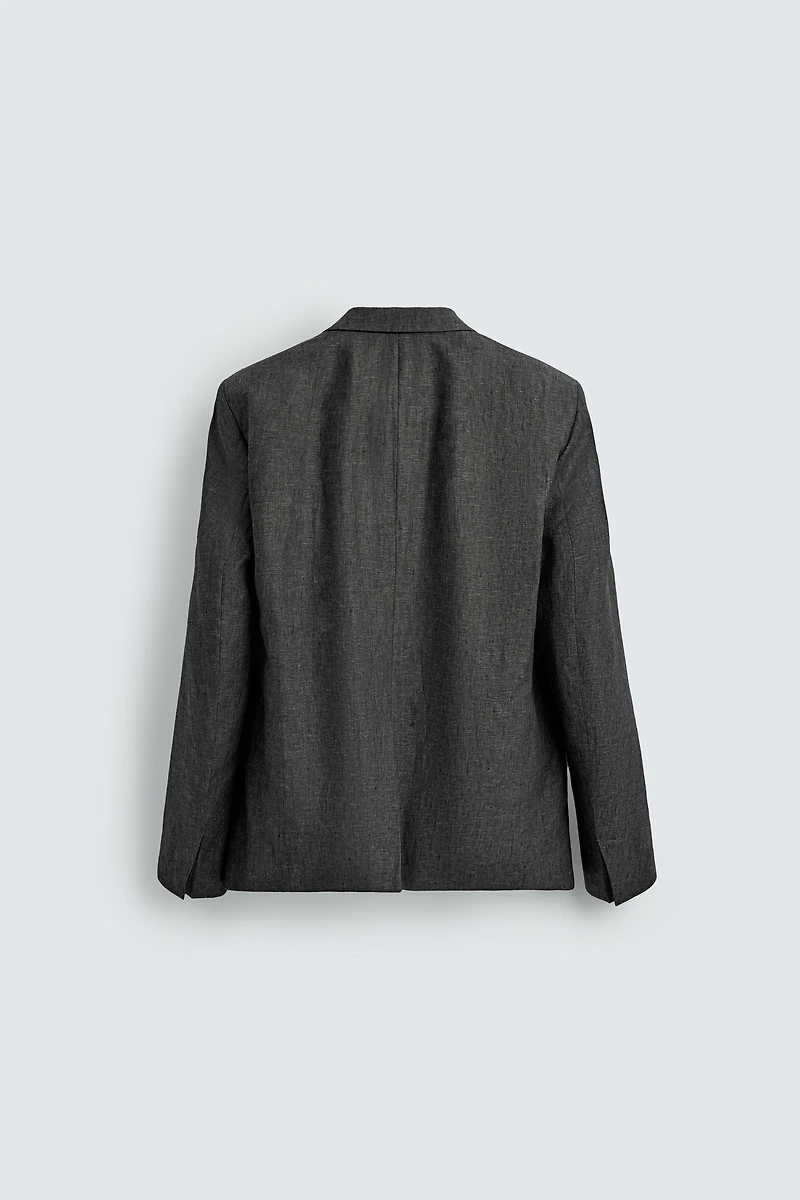 100% LINEN SUIT BLAZER