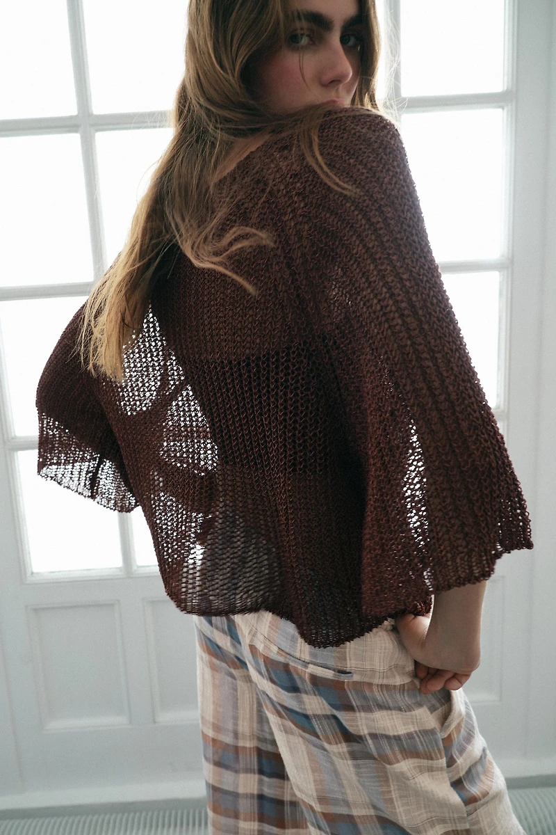 OPEN KNIT JUMPER