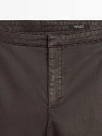 Pantalon flare cropped