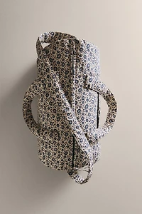 FLORAL COTTON DIAPER BAG