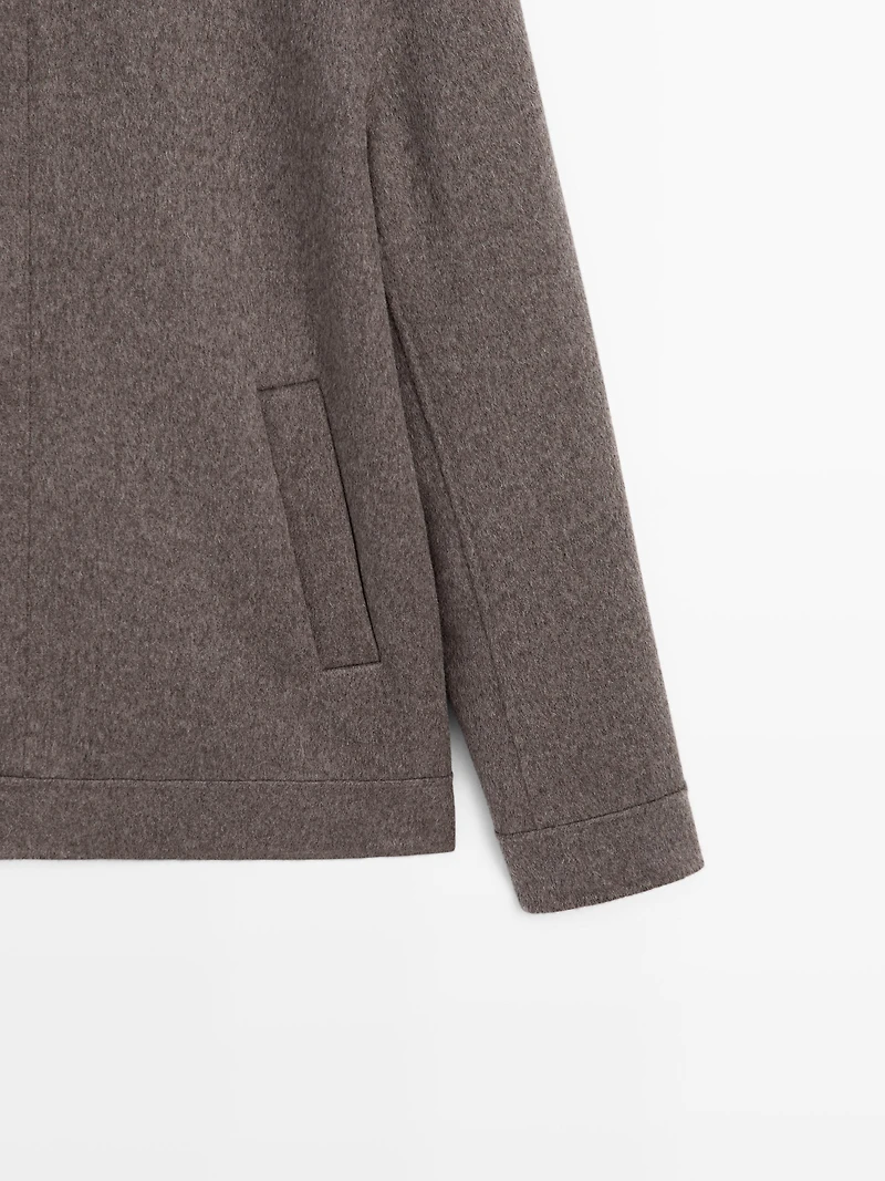 Wool blend jacket