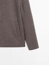 Wool blend jacket