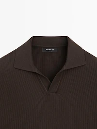 Polo en maille regular fit coton