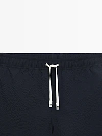 Plain textured swimsuit