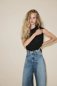 JEAN BARREL TRF TAILLE HAUTE