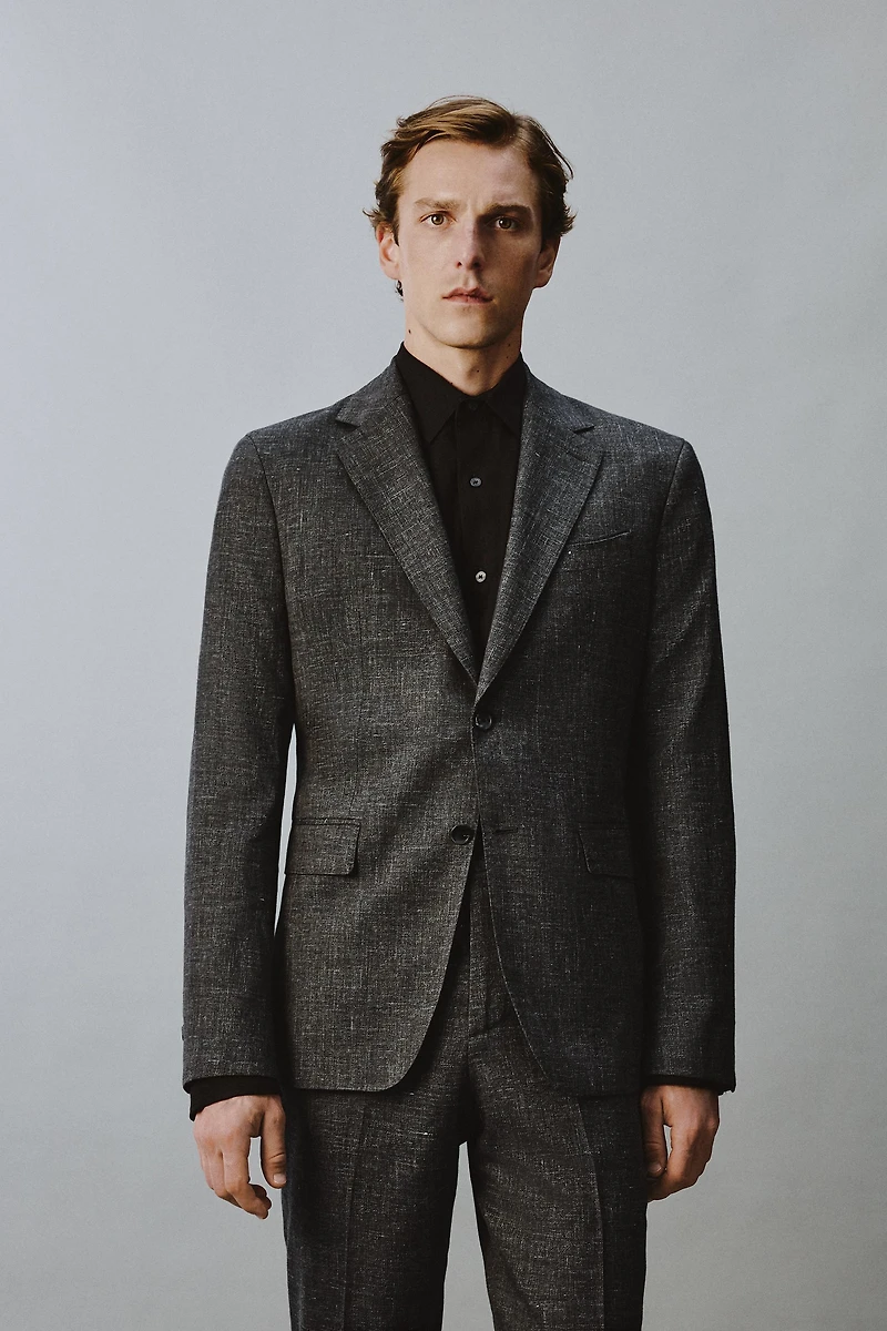 VESTE DE COSTUME REGULAR FIT STRUCTURÉE