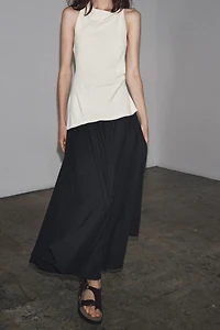 ZW COLLECTION COMBINATION HALTER DRESS