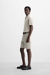 100% LINEN SHORTS