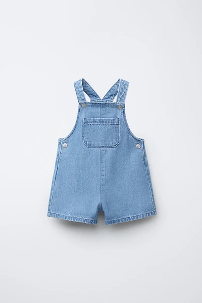 SALOPETTE COURTE EN DENIM