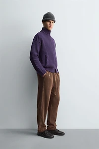 PURL KNIT CARDIGAN X SR_A