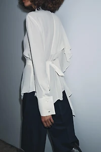 ZW COLLECTION ASYMMETRIC SHIRT