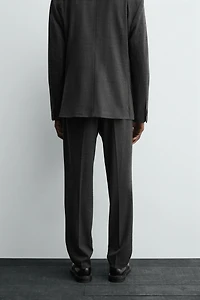 WOOL SUIT PANTS