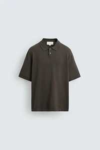 POLO EN MAILLE MÉLANGE DE COTON