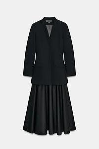 ZW COLLECTION COMBINATION BLAZER DRESS