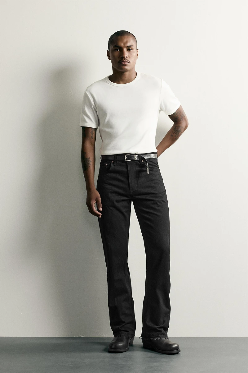 FLARE FIT JEANS