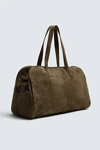 LEATHER TRAVEL BAG M