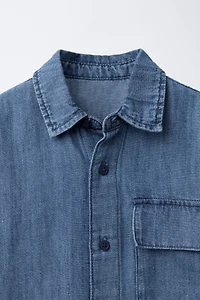 CHEMISE EN DENIM FLUIDE